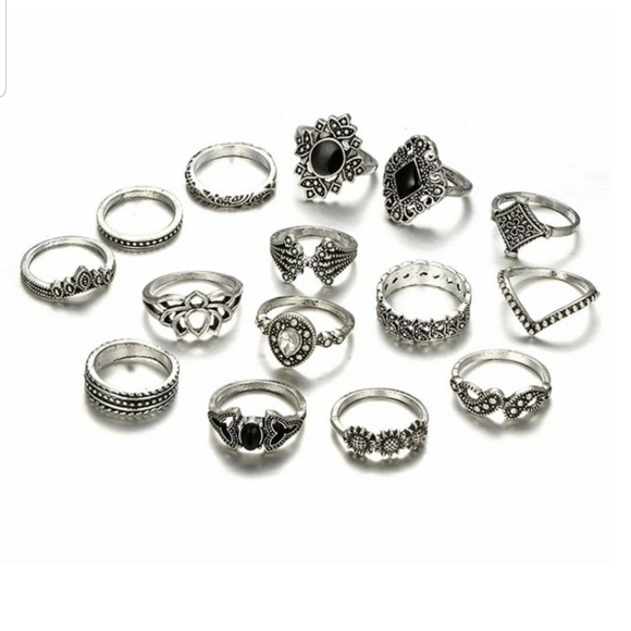 *Taylor* 15 Piece Ring Set - Picture 3 of 7